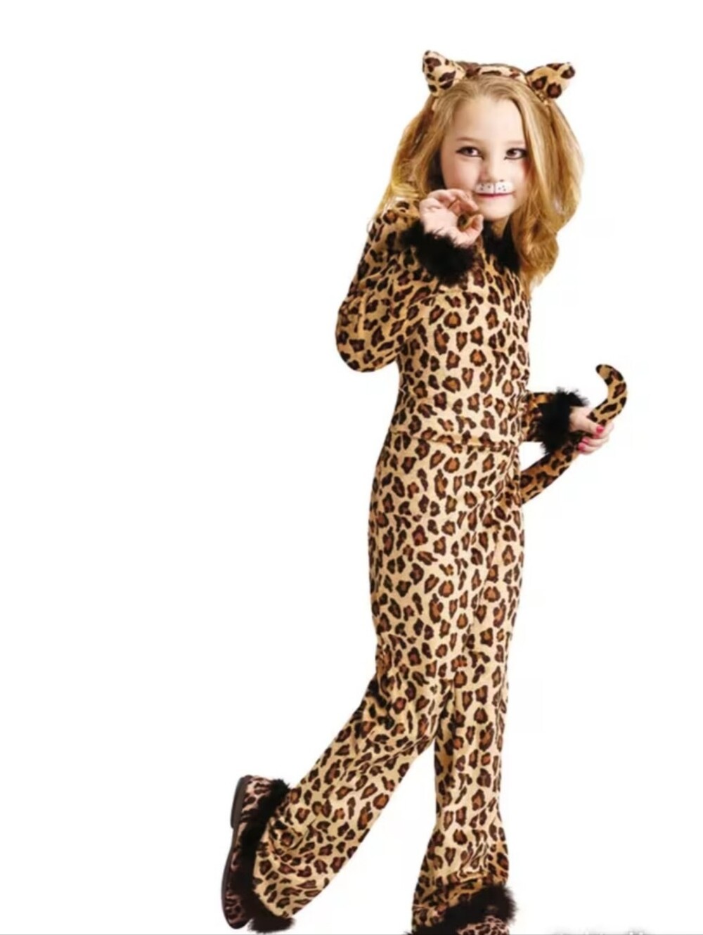 Leopard Halloween Girls Costume